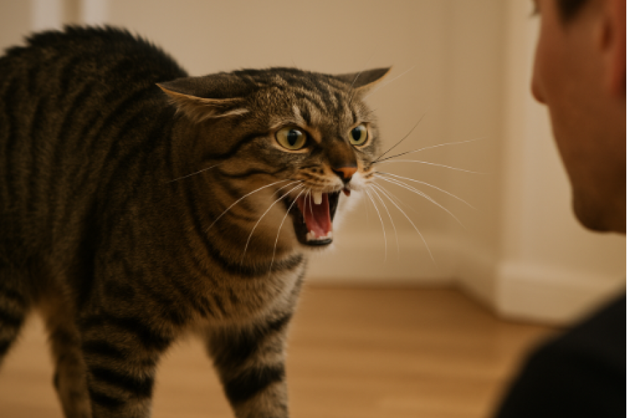 Verhaltenstherapie aggressive Katze gegen Artgenossen gegen Besitzer